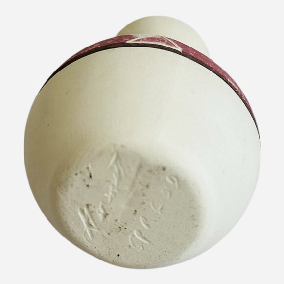 Vintage Native American Sioux Pottery Vase Signed Southwestern Home Decor 4.5” - Picture 3 of 3